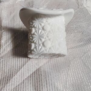 Chic White Textured Vase